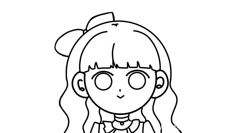 卡通头像简笔画