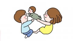 和爸爸妈妈过儿童节简笔画画法和爸爸妈妈过儿童节简笔画步骤