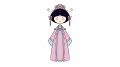 古装服饰简笔画