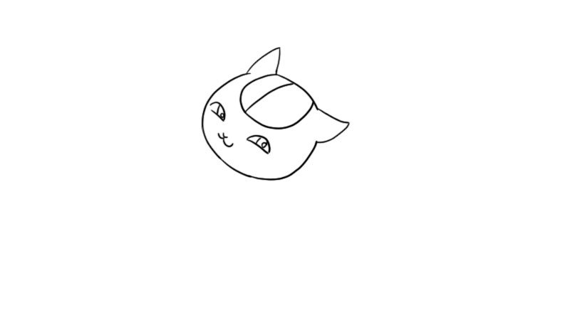 猫咪老师简笔画