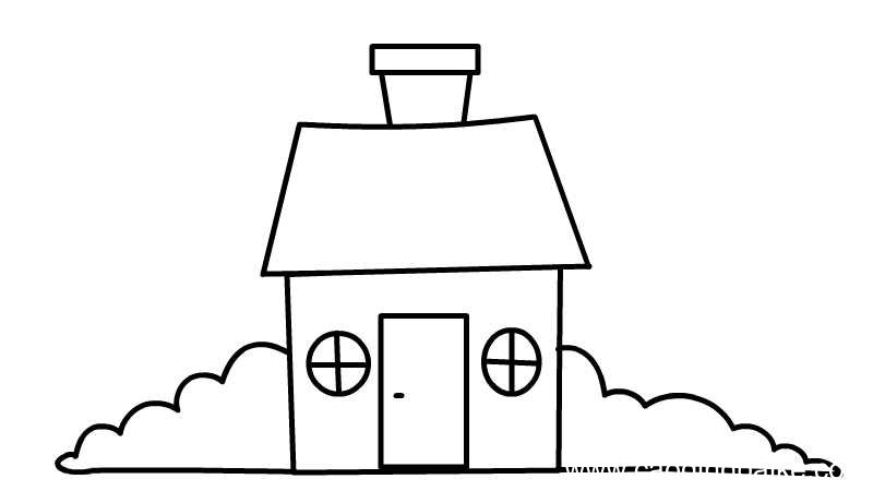 房子简笔画 房子简笔画怎么画