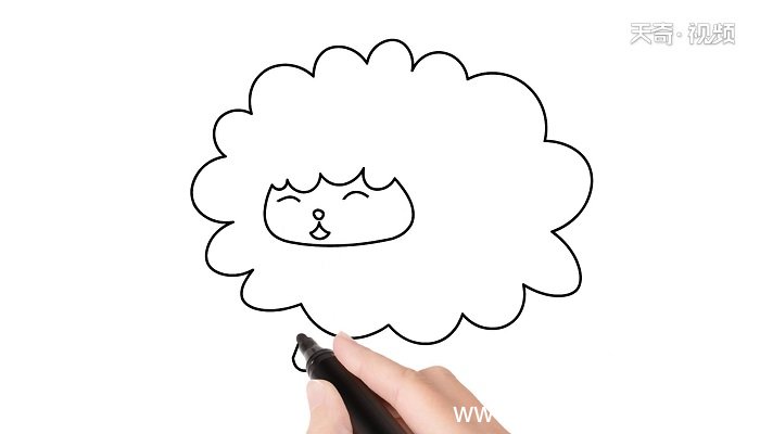 绵羊简笔画 绵羊简笔画怎么画