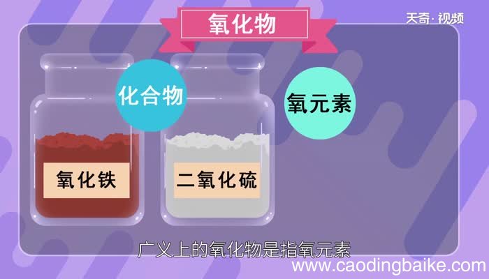 氧化物的定义 氧化物基本概念