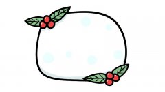 圣诞花边框简笔画 圣诞花边框简笔画怎么画