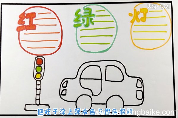 关于交通安全的手抄报