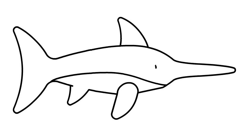 金枪鱼简笔画步骤金枪鱼简笔画画法