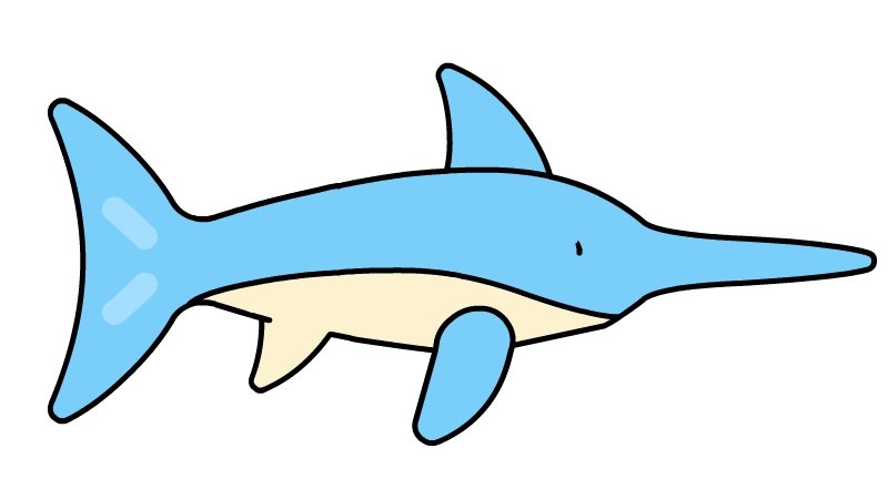 金枪鱼简笔画步骤金枪鱼简笔画画法