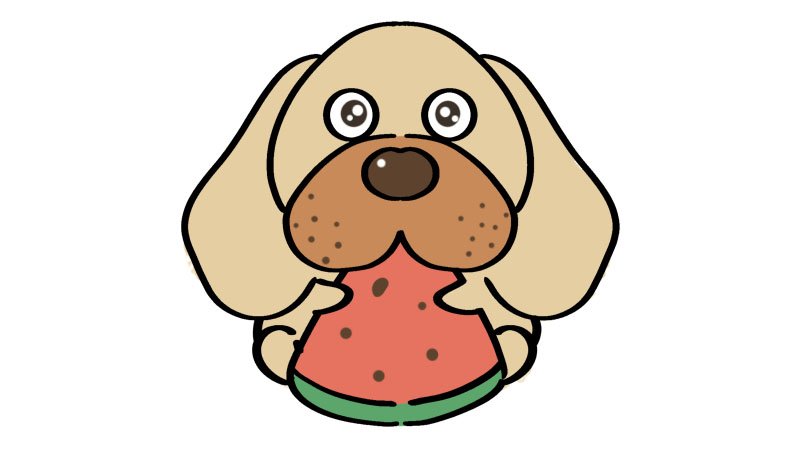 夏至吃西瓜的简笔画教程夏至吃西瓜的简笔画怎么画