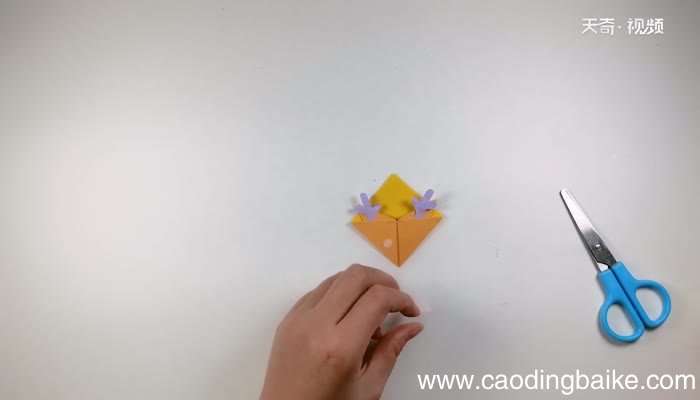 麋鹿书签 麋鹿怎么折书签