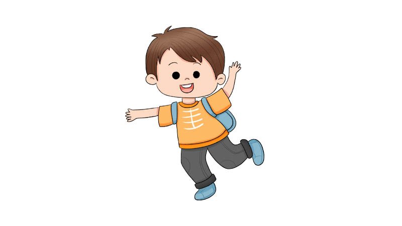小男孩简笔画教程小男孩简笔画步骤