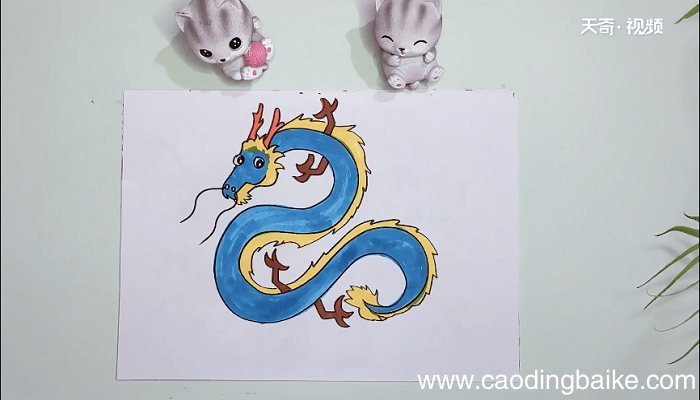 qq红包龙的画法简笔画 qq红包龙的画法画报