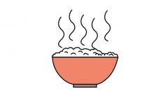 米饭简笔画 米饭简笔画怎么画