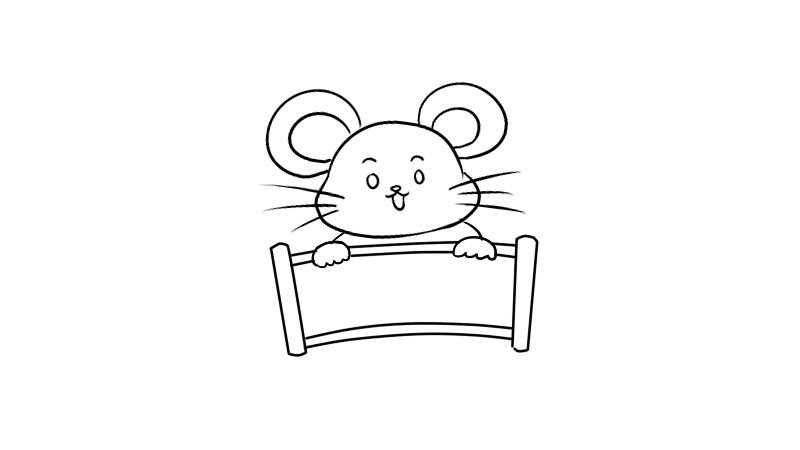 2020元旦老鼠简笔画画法2020元旦老鼠简笔画怎么画