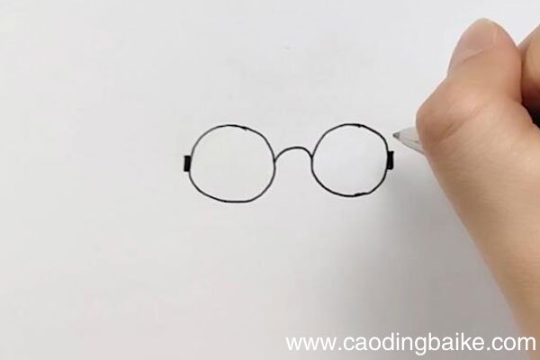 眼镜简笔画