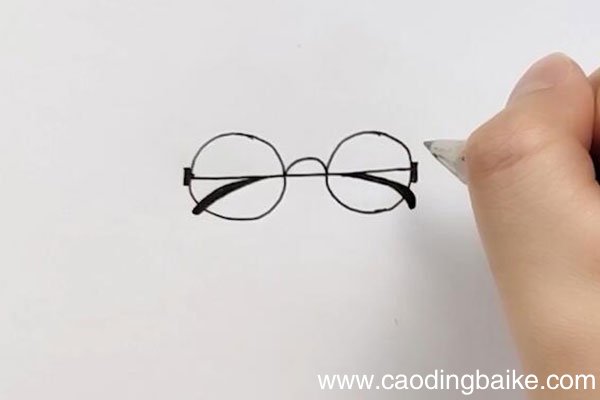 眼镜简笔画