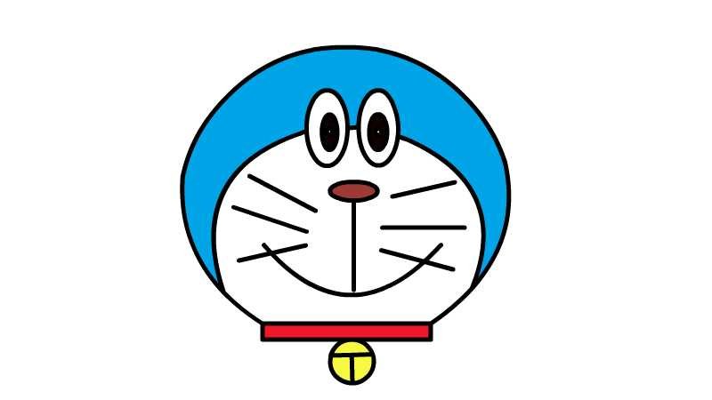 哆啦a梦图片简笔画