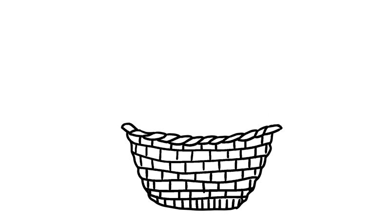 水果篮简笔画怎么画怎么画水果篮简笔画