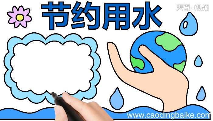 关于节约用水手抄报 关于节约用水画报