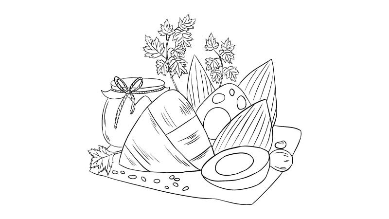 端午节简笔画的步骤端午节简笔画的画法
