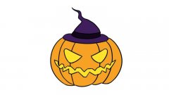 手工南瓜灯笼简笔画教程手工南瓜灯笼简笔画画法