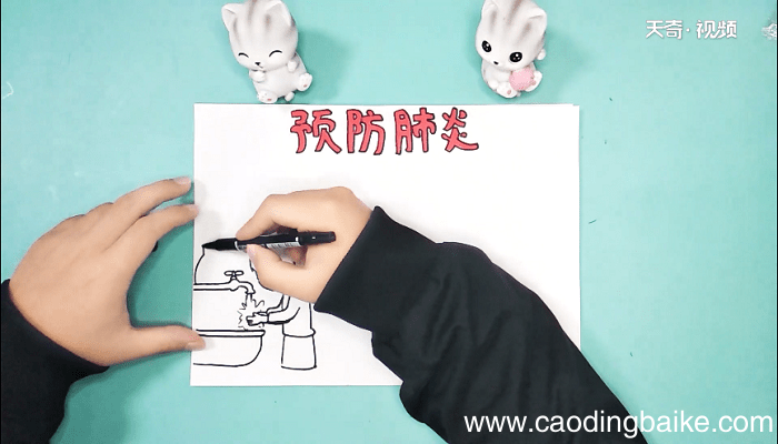 关于新型冠状的手抄报 关于新型冠状的画报