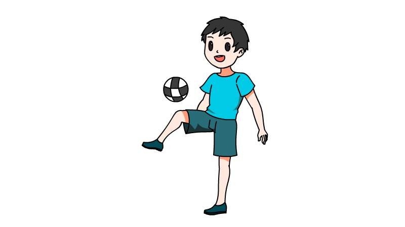 踢球简笔画怎么画怎么画踢球简笔画