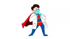 医护人员加油简笔画 向英雄致敬