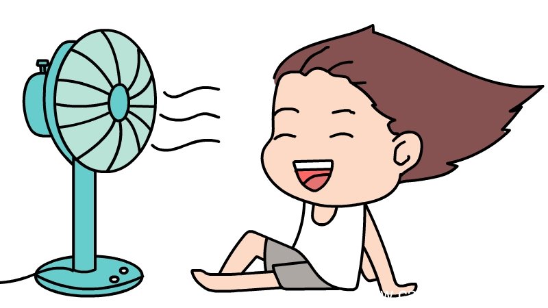 吹风扇简笔画怎么画吹风扇简笔画画法