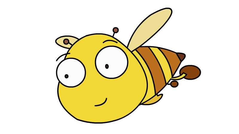 蜜蜂的简笔画蜜蜂的简笔画步骤