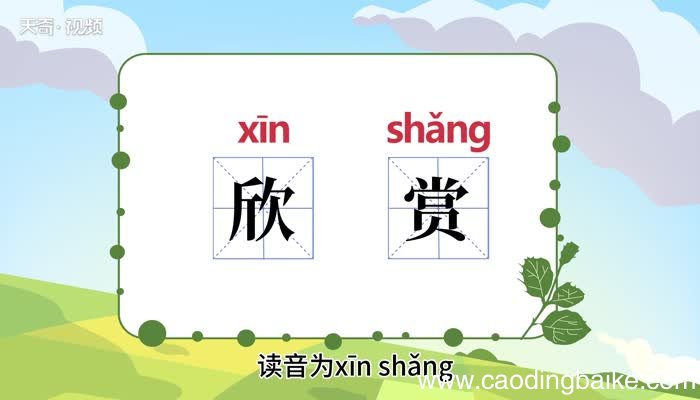 欣赏的意思 欣赏什么意思