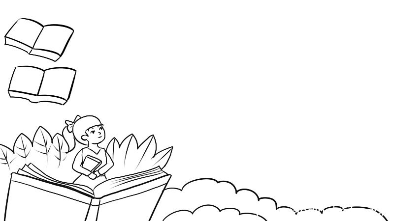 书香园地手抄报图片 书香园地手抄报怎么画