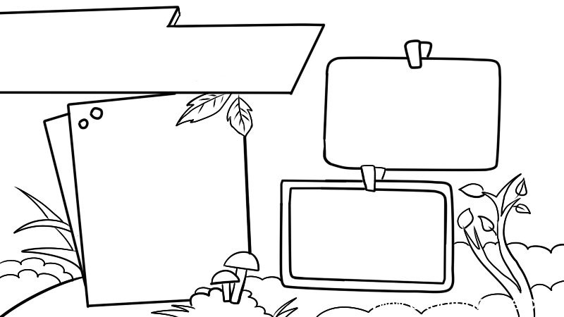 学习手抄报怎么画