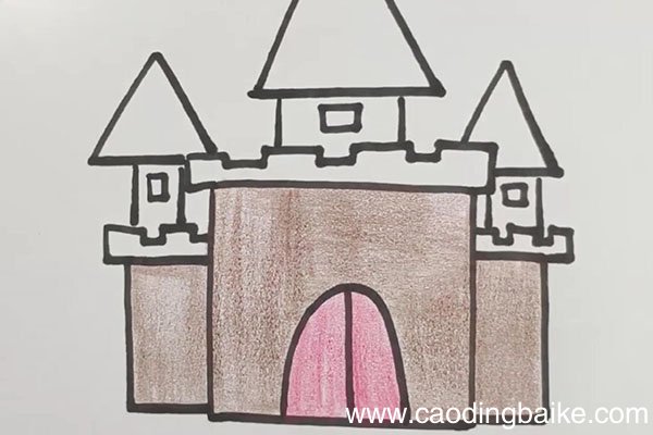 简笔画的城堡怎么画