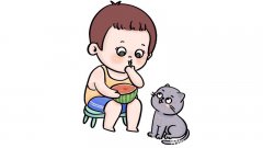 夏至吃西瓜的简笔画怎么画夏至吃西瓜的简笔画画法