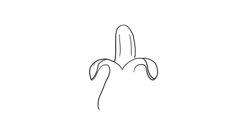 香蕉皮简笔画 怎么画香蕉皮