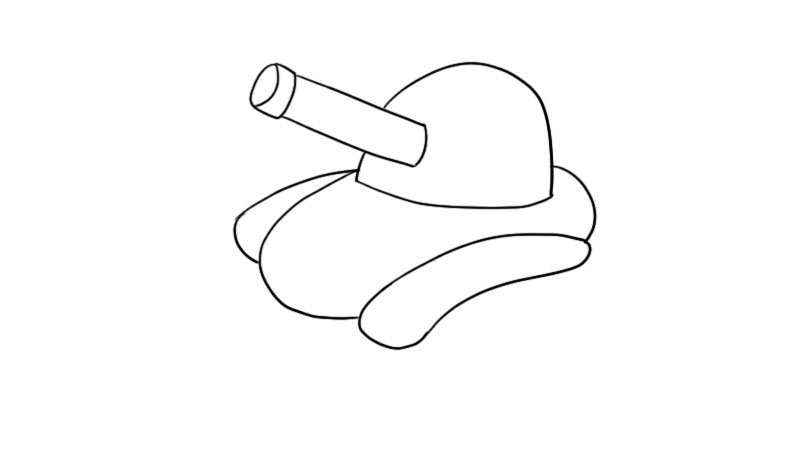 装甲车简笔画的教程装甲车简笔画的画法