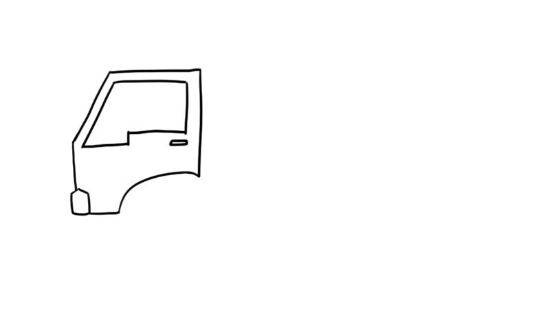 扫地车简笔画教程怎么画扫地车简笔画