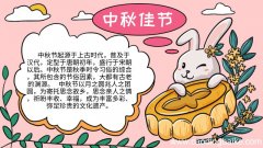如何画中秋节手抄报简单好看 中秋节手抄报的画法