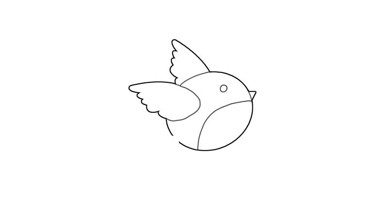 小鸟简笔画怎么画小鸟简笔画画法