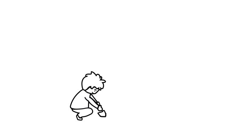 植树简笔画画法植树简笔画怎么画