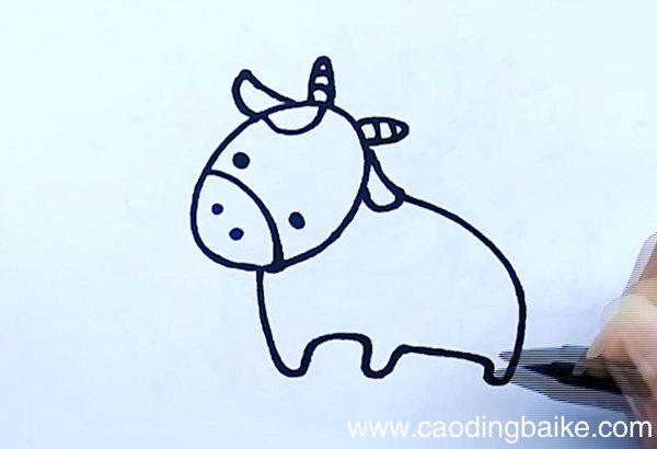 奶牛简笔画奶牛的简笔画