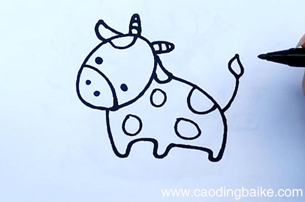 奶牛简笔画奶牛的简笔画