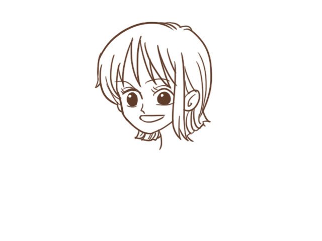 娜美简笔画