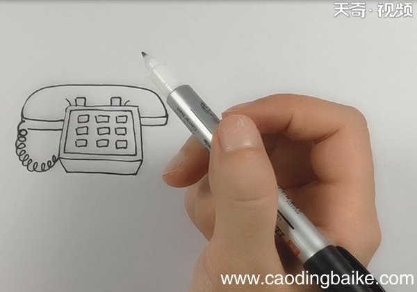 电话简笔画