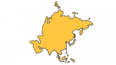 亚洲轮廓图简便画法亚洲轮廓图怎么画