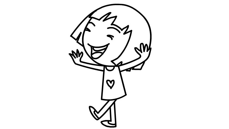 快乐的儿童简笔画简笔画怎么画快乐的儿童简笔画简笔画画法