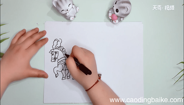 马车简笔画 马车画报