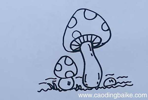 蘑菇简笔画蘑菇的简笔画