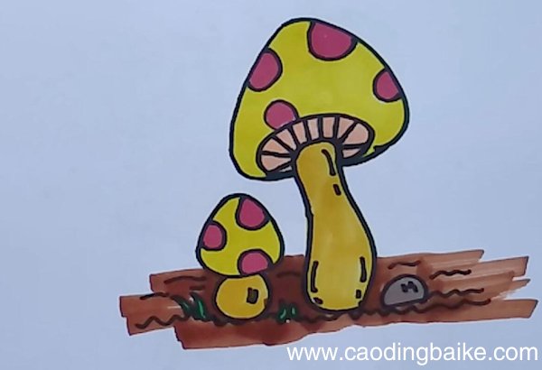 蘑菇简笔画蘑菇的简笔画