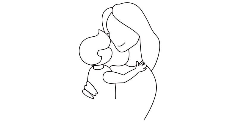 如何画母亲节简笔画呢母亲节简笔画画法